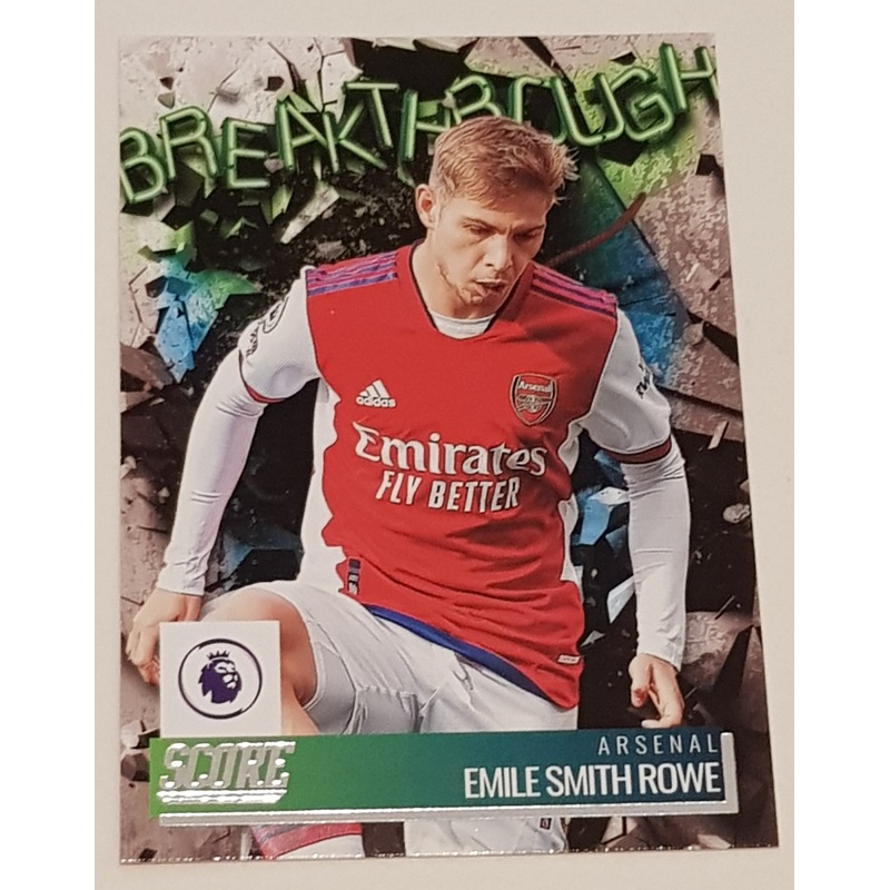 2021-22 Panini Score Premier League Breakthrough Emile Smith Rowe #23 Trading Card