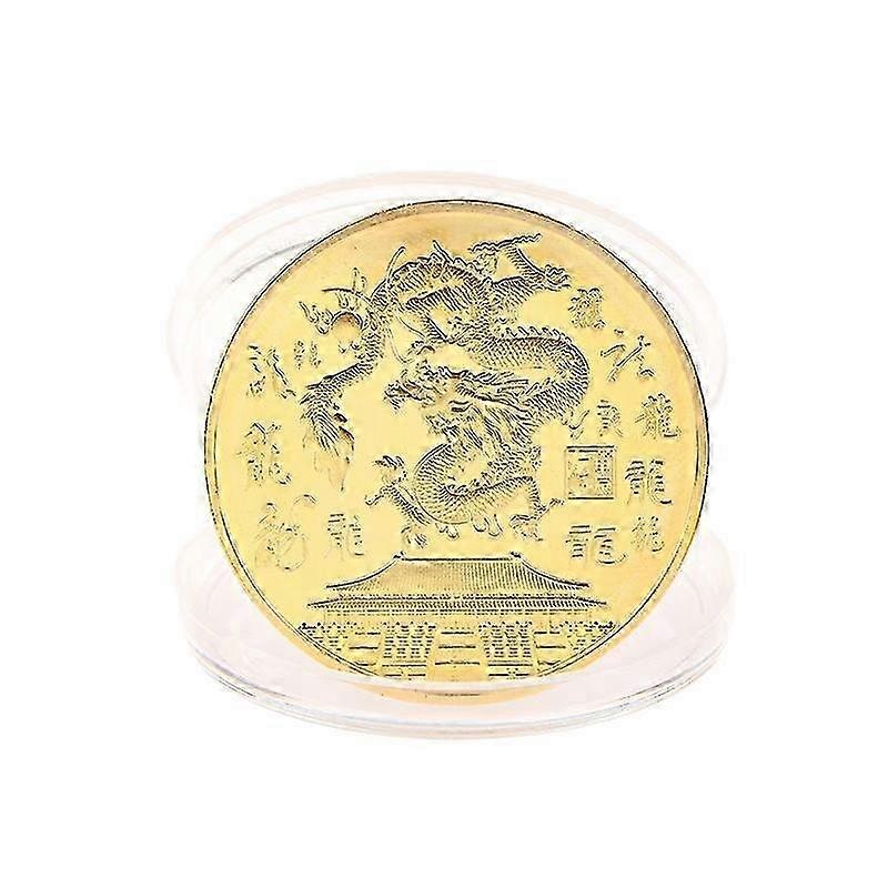 2024 Year of the Dragon Commemorative Coins – Chinese Zodiac Collectible Coins for Collectors & Gift Enthusiasts