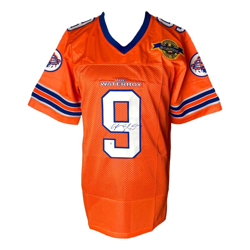 Adam Sandler Signed The Waterboy Bobby Boucher Jersey BAS BL66012