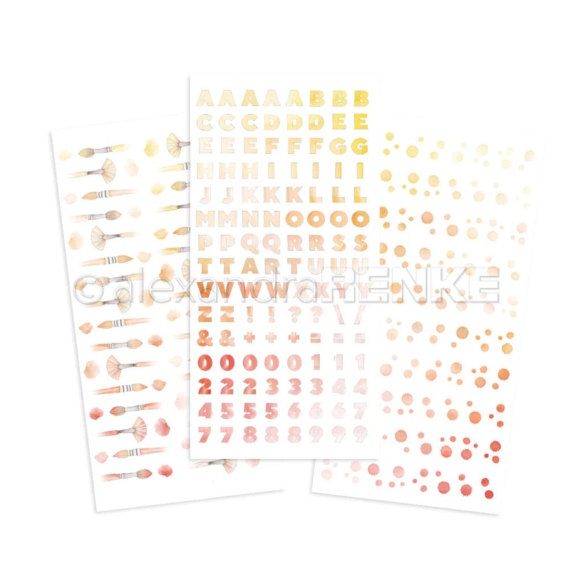 Alexandra Renke Rub-On Color Magic Yellow-Orange-Red