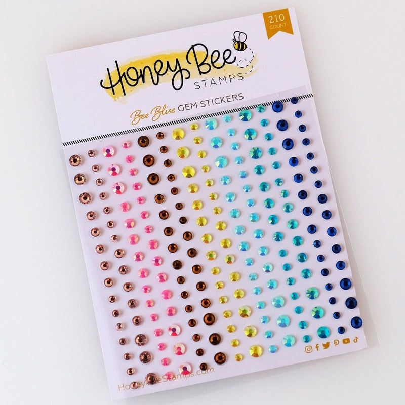 Bee Bliss Gem Stickers – 210 Count