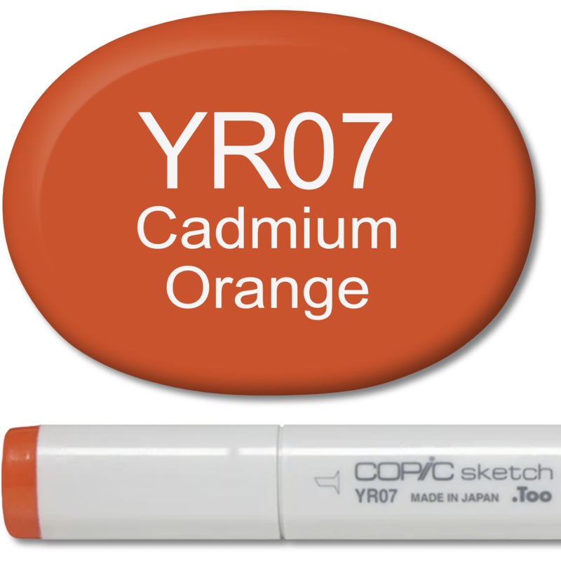 Copic Sketch Marker – YR07 Cadmium Orange