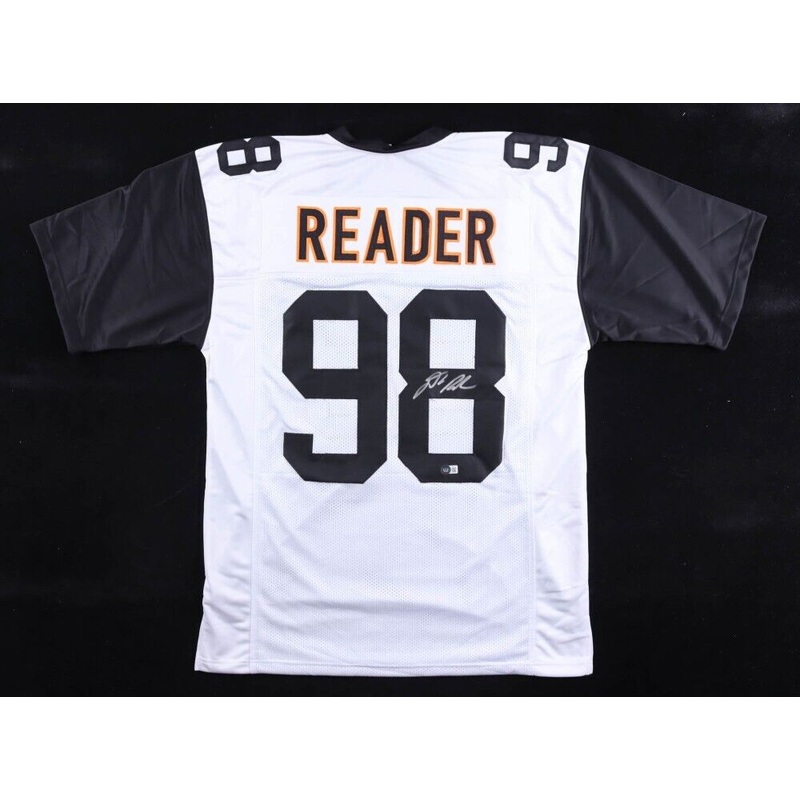 D J Reader Signed Cincinnati Bengals Jersey (Beckett) 2016 Draft Pk/ Nose Tackle