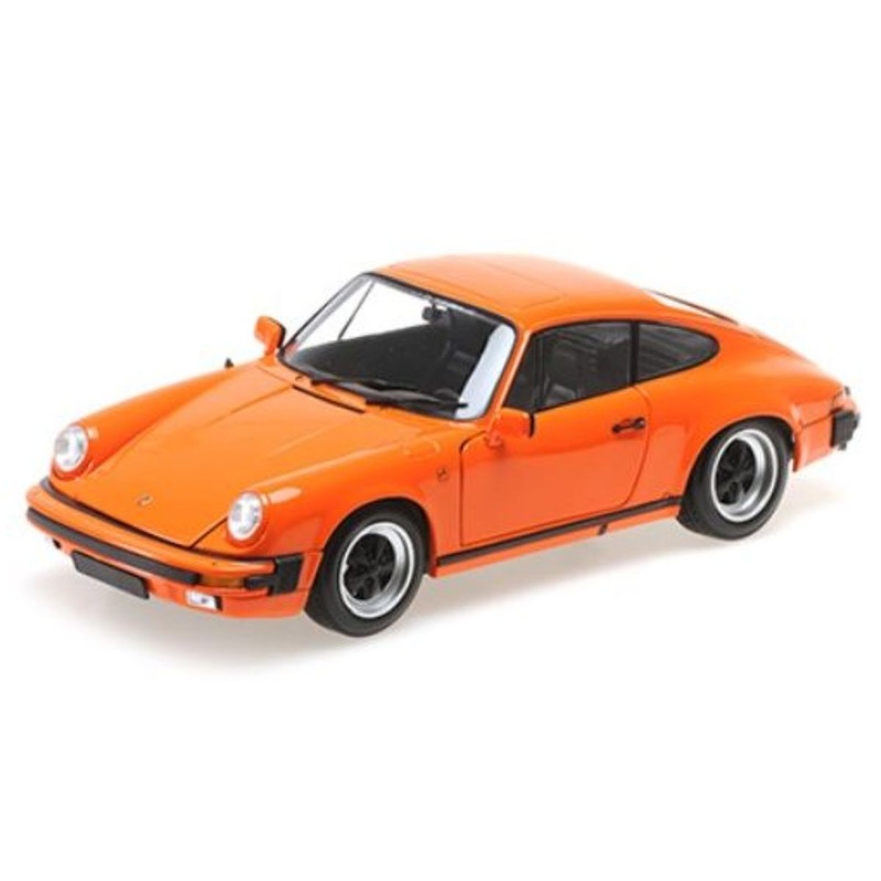 PORSCHE 911 CARRERA COUPE 3.2 – 1983 – ORANGE – 1:18 Scale Diecast Model Car