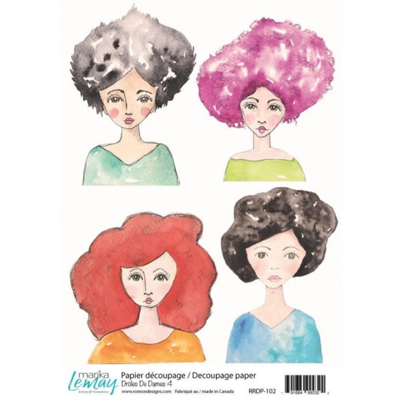 Ronron designs -Papier de riz: Marika Lemay – Drles De Dames 4