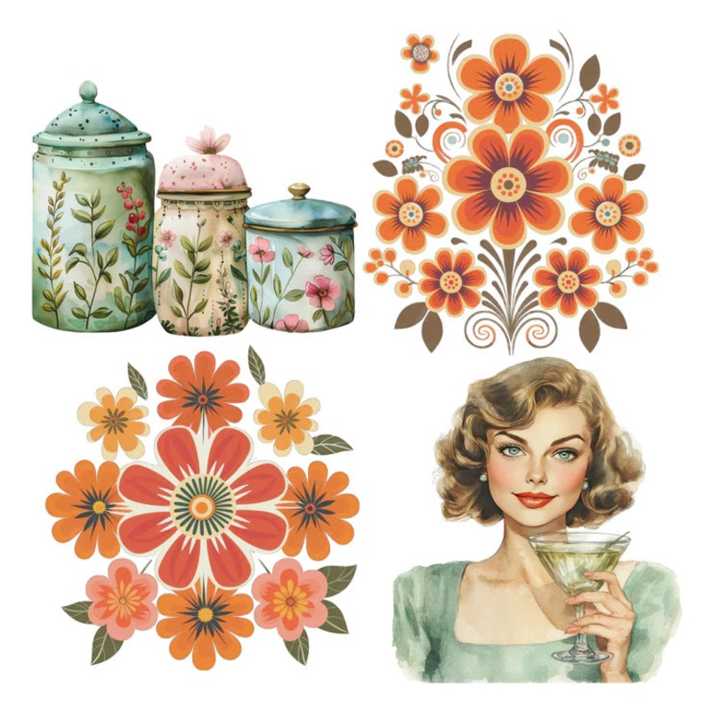 Simply Stated – Mid Century Mom XL Ephemera