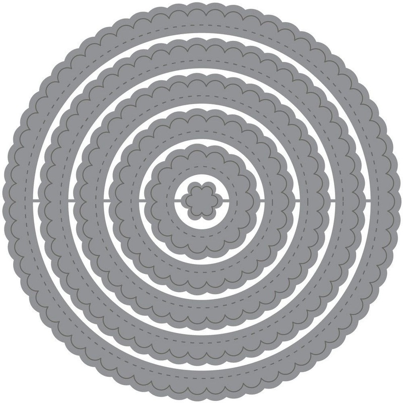 Stitched Scallop Circles – Honey Cuts