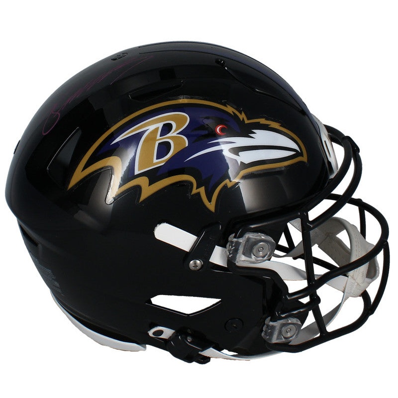 ZAY FLOWERS AUTOGRAPHED BALTIMORE RAVENS AUTHENTIC SPEEDFLEX HELMET BECKETT