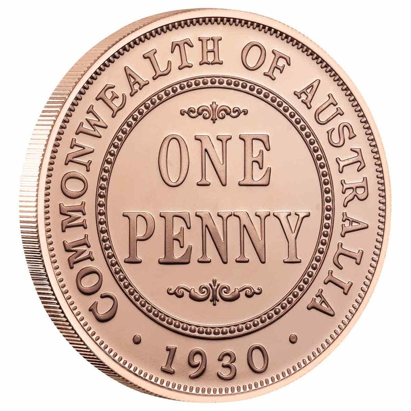 1930 Penny Rose Gold-plated Commemorative