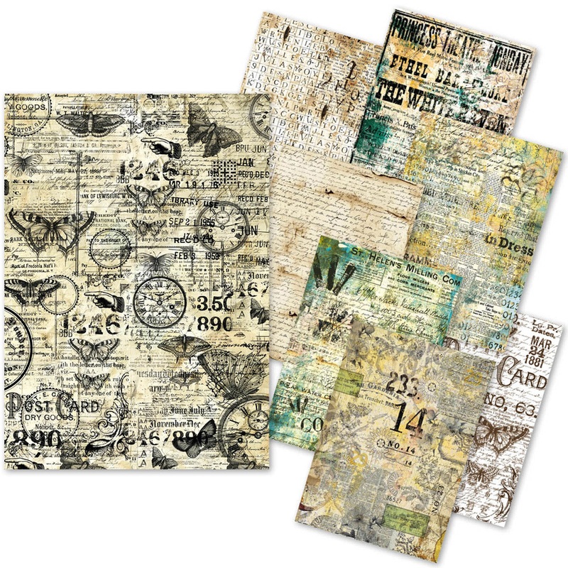 Ciao Bella Craftmix Mixed A5 Paper Pack Time Capsule (8pcs)