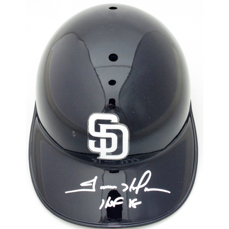 Padres TREVOR HOFFMAN Signed Full Size Baseball Helmet w/ HOF ’18 AUTO – JSA