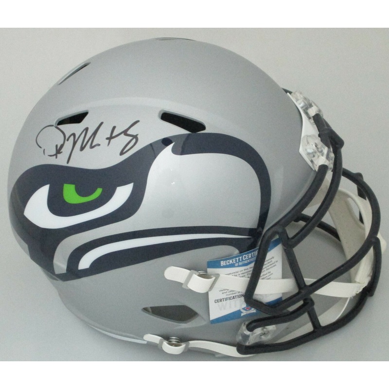 Seahawks DK METCALF Signed Riddell Full Size Replica AMP Speed Helmet AUTO – BCA