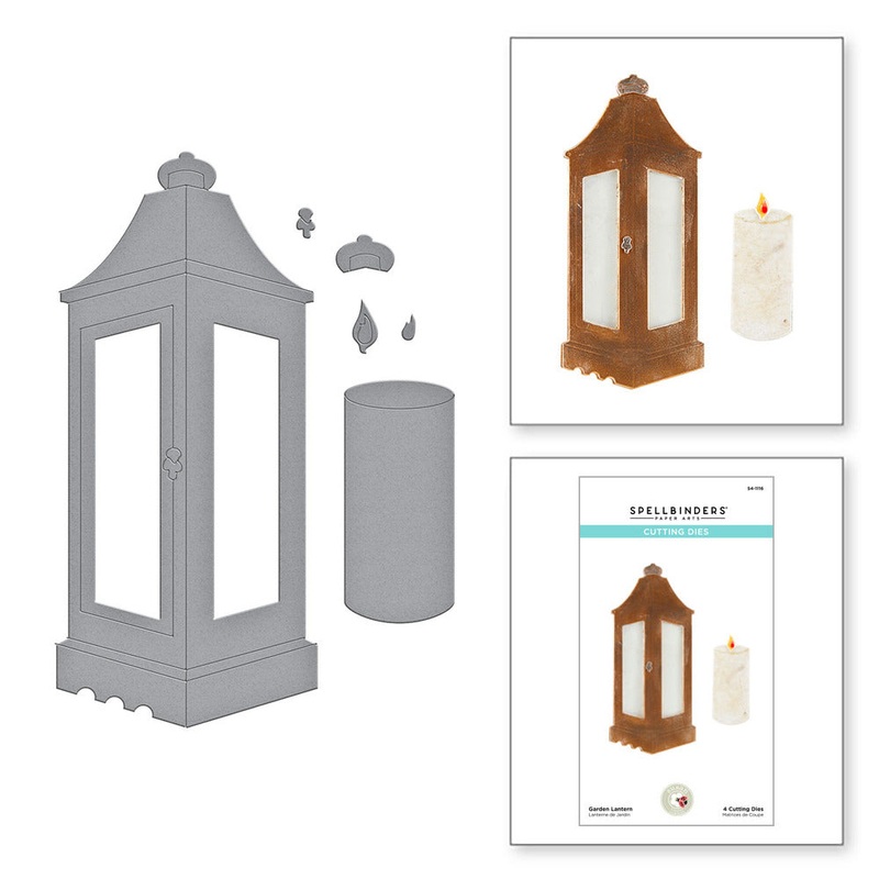 Spellbinders, Die, Susan’s Holiday Flora – Garden Lantern by Susan Tierney Cockburn