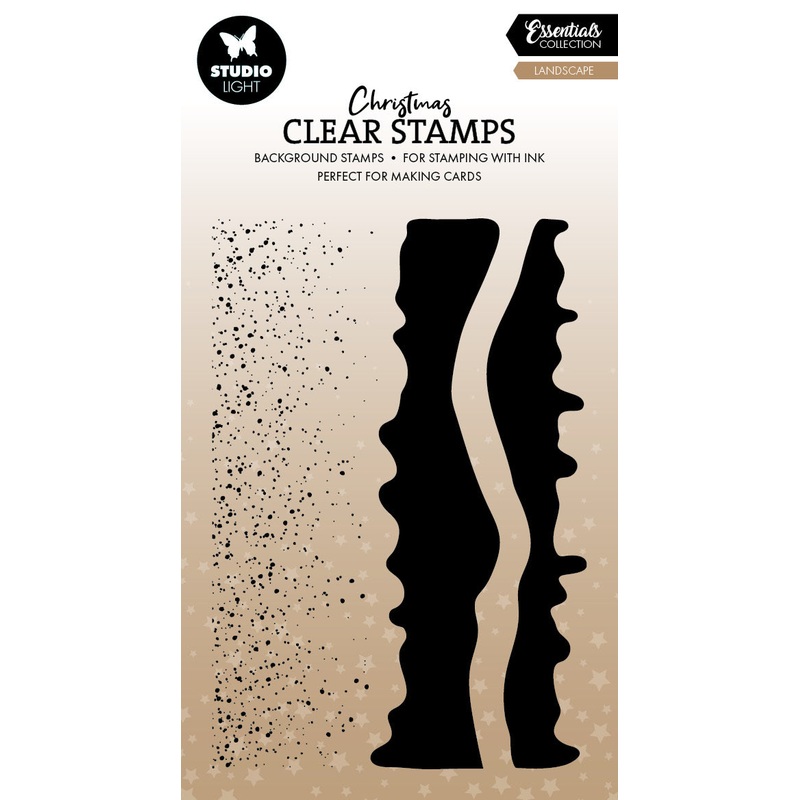Studio Light Essentials Clear Stamp Snow Landscape