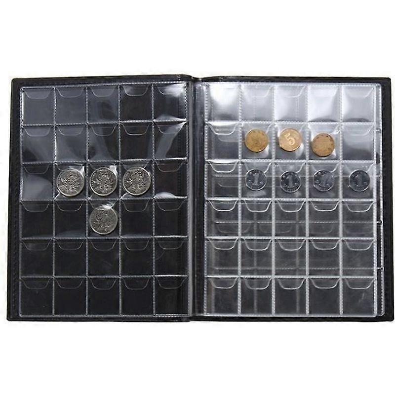 TEMPSA Professional Coin Collection Storage Book Album for 200 Pcs Coins Portable Brown