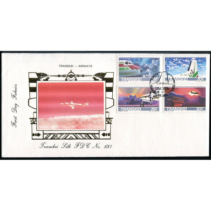 Transkei Silk 87.1a Transkei Airways Red