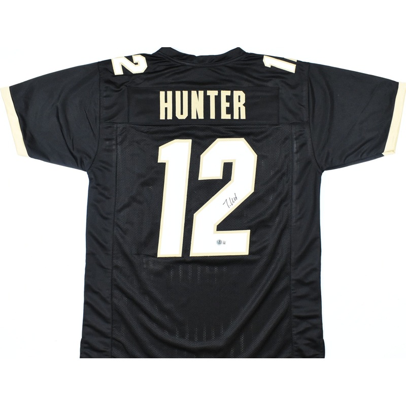 Travis Hunter Autographed Black College Style Jersey – Beckett W Hologram *Black