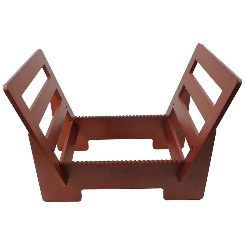 Wood Album Storage Holder, Album Organiser Display Stand, Wood Stand Holder