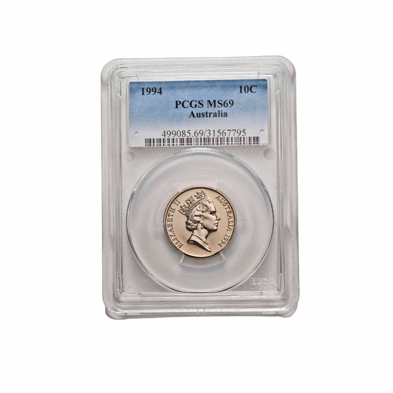 1994 10c PCGS MS69 (Gem Uncirculated)