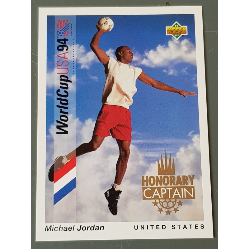 1994 Upper Deck World Cup USA 94 Michael Jordan Honorary Captain #HC3 Trading Card