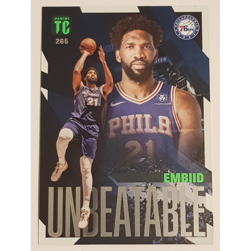 2023-24 Panini NBA Top Class Autographs Joel Embiid Unbeatable #265 Trading Card