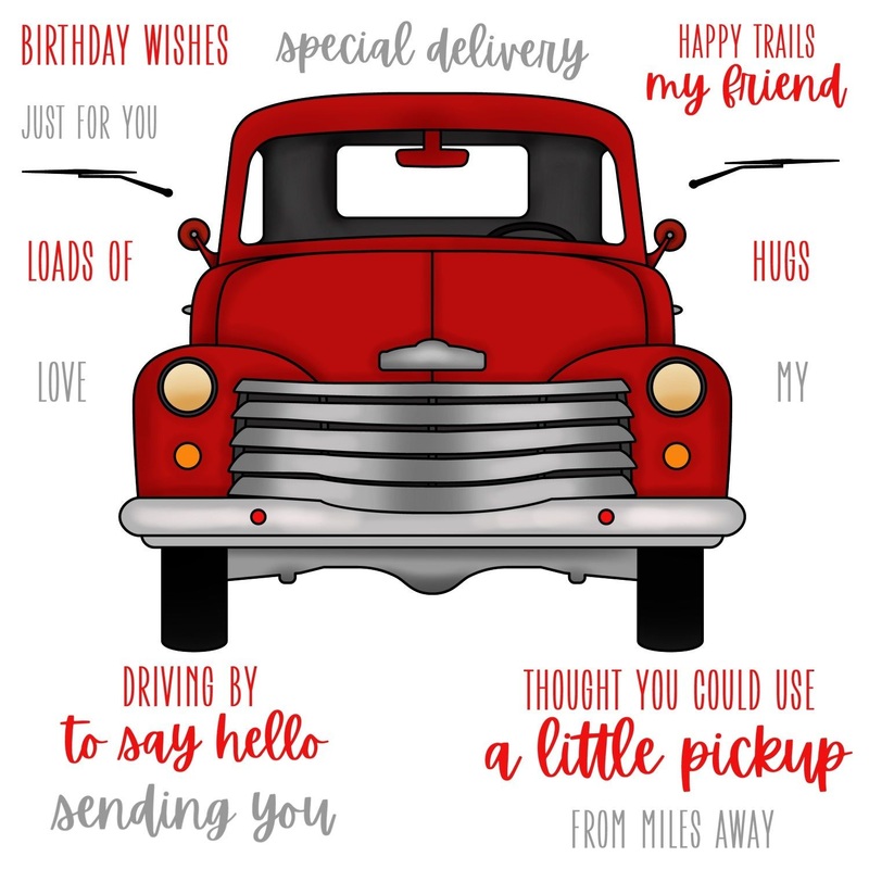 Big Pickup Cab – 6×6 Stamp Set