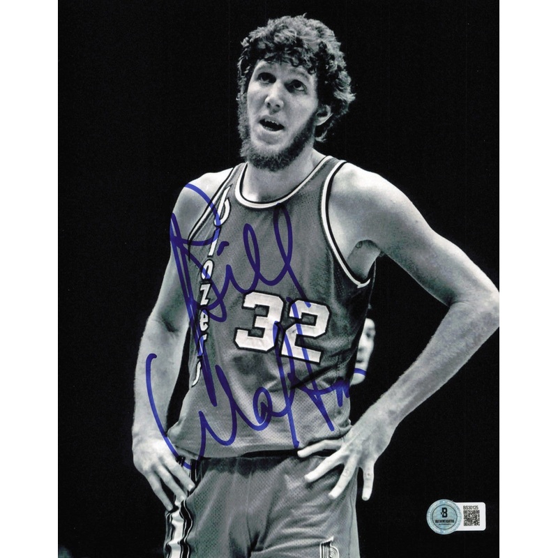 Bill Walton Autographed 8×10 Photo Portland Trail Blazers Beckett QR #BS30125