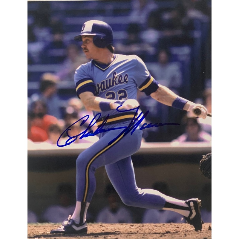 Brewers AL Champ CHARLIE MOORE Signed 8×10 Photo #6 AUTO – 1982 World Series