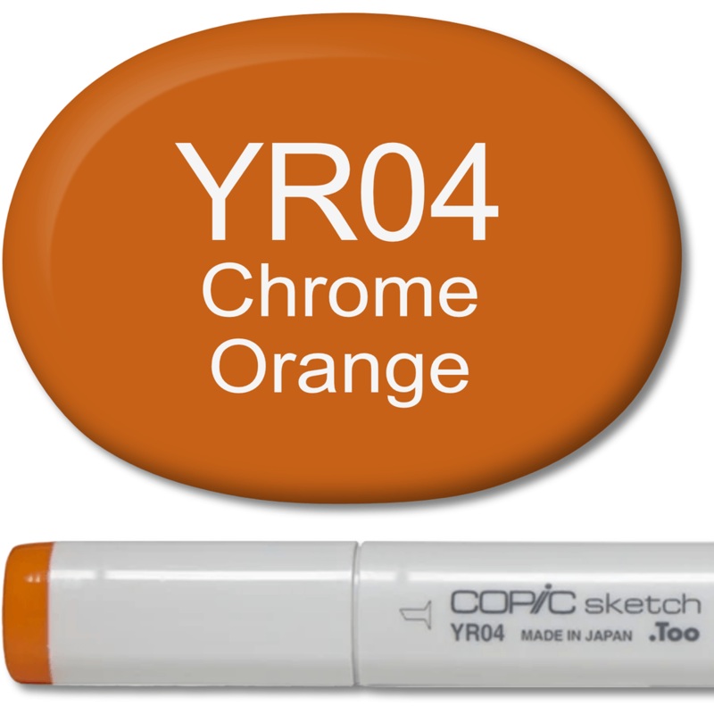 Copic Sketch Marker – YR04 Chrome Orange