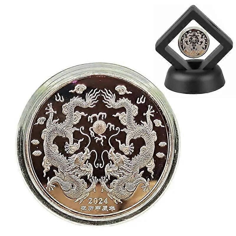 Dragon Year Coin Year Of The Dragon Chinese Coin Collectibles Commemorative Gifts For Front Door Showcase Coffee Table