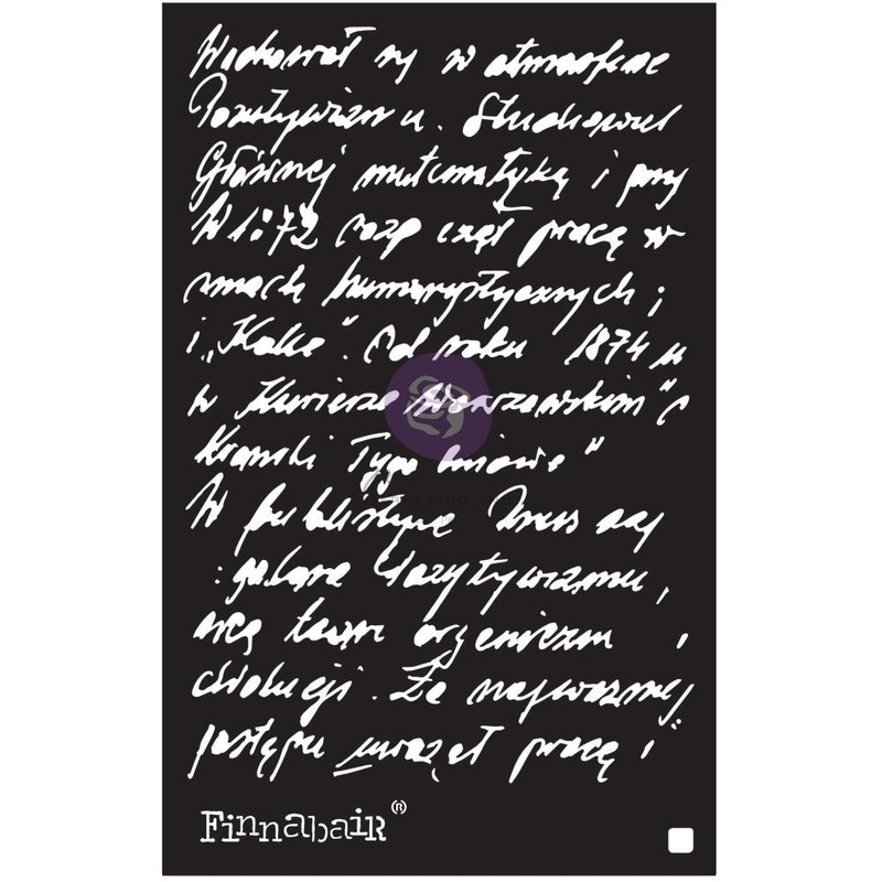Finnabair Stencil 6X9 Ghostwriter