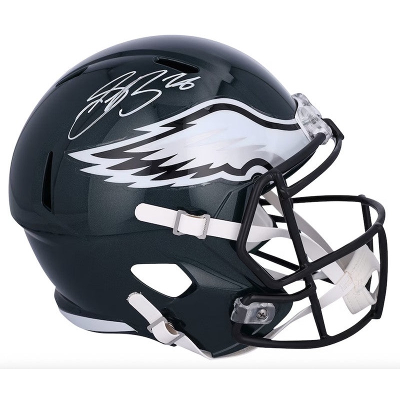 Saquon Barkley Autographed Philadelphia Eagles Speed Helmet Fanatics