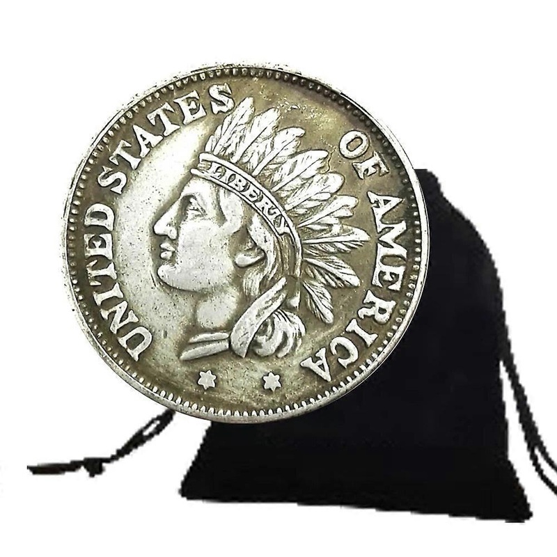 1851 Historic One-Dollar US Art Coins Europe Commemorative Hobo Nickel Morgan Dollar Coin-Luxury Gift for Friends+Gift Bag