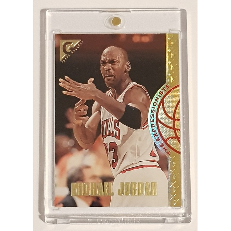1995-96 Topps Gallery Basketball The Expressionists Michael Jordan #EX2 Trading Card Insert
