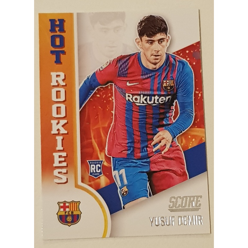 2021-22 Panini Score FIFA Hot Rookies Yusuf Demir #12 Trading Card