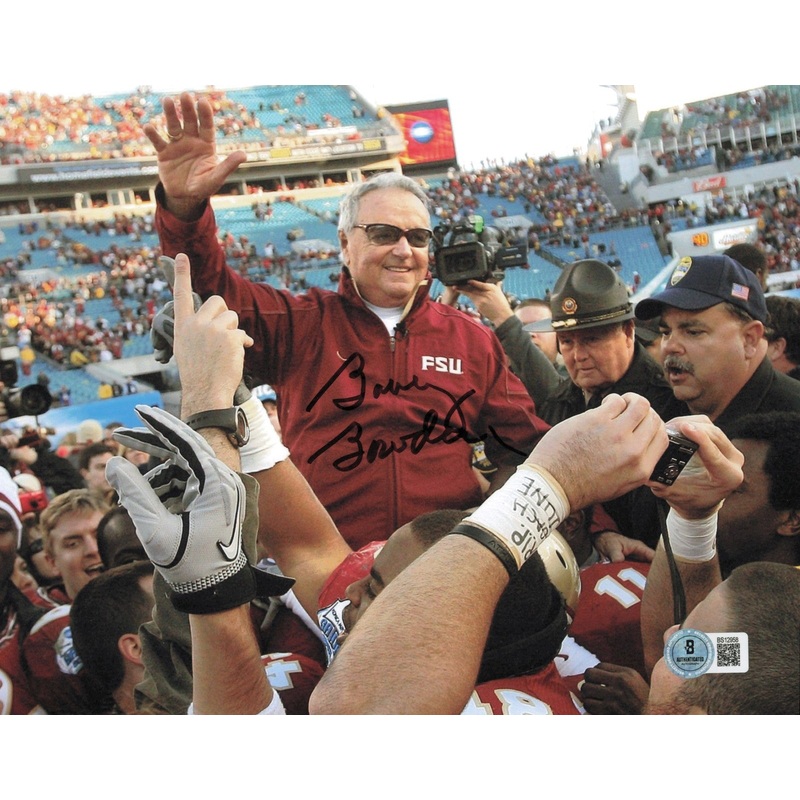 Bobby Bowden Autographed 8×10 Photo Florida State Seminoles Beckett QR #BS12958
