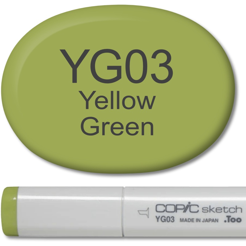 Copic Sketch Marker – YG03 Yellow Green