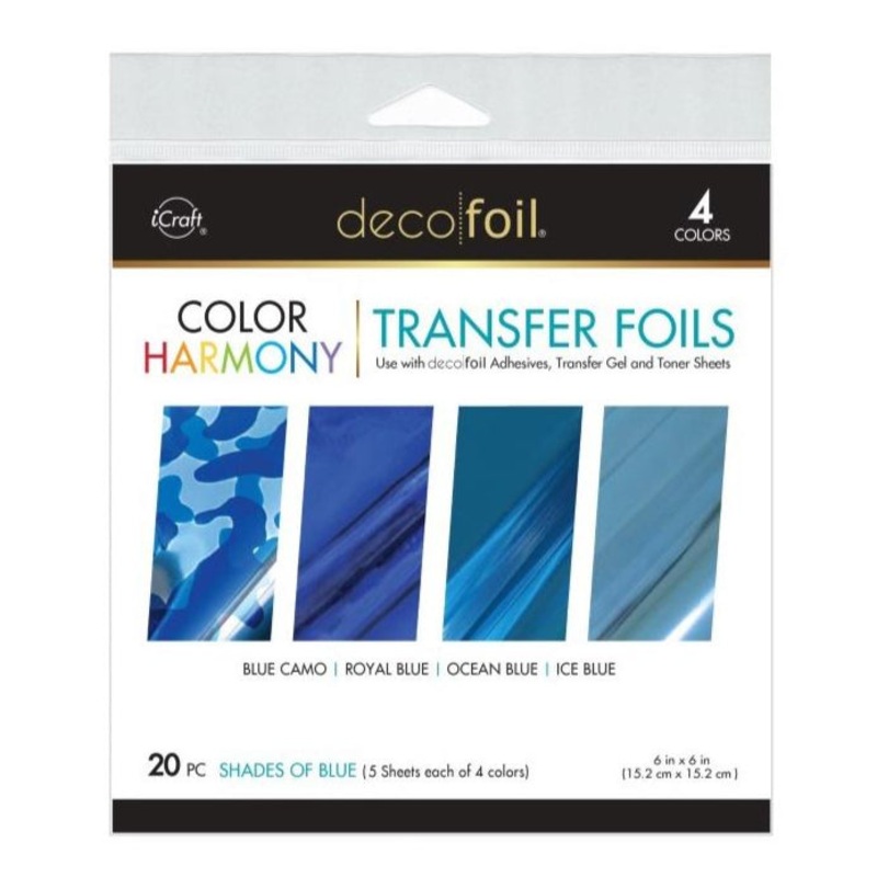 Deco Foil Color Of Harmony Transfer Foils – Shades Of Blue 20 pc