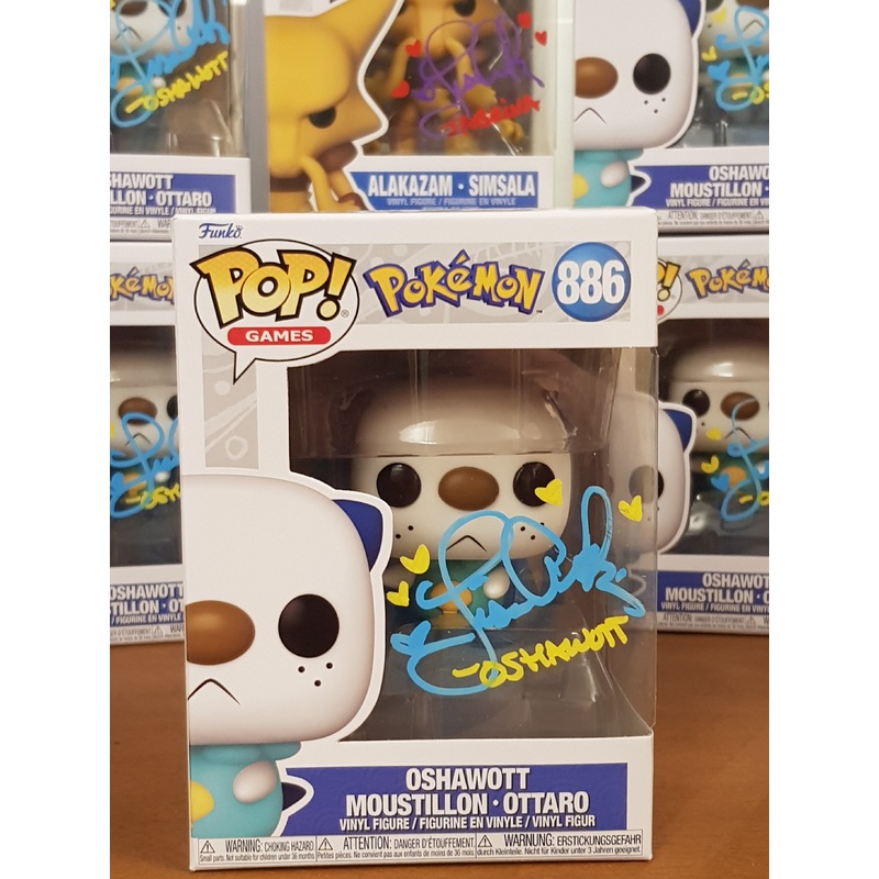 Funko Pop! Pokemon Oshawott #886 Vinyl Figure (Signed by Lisa Ortiz)