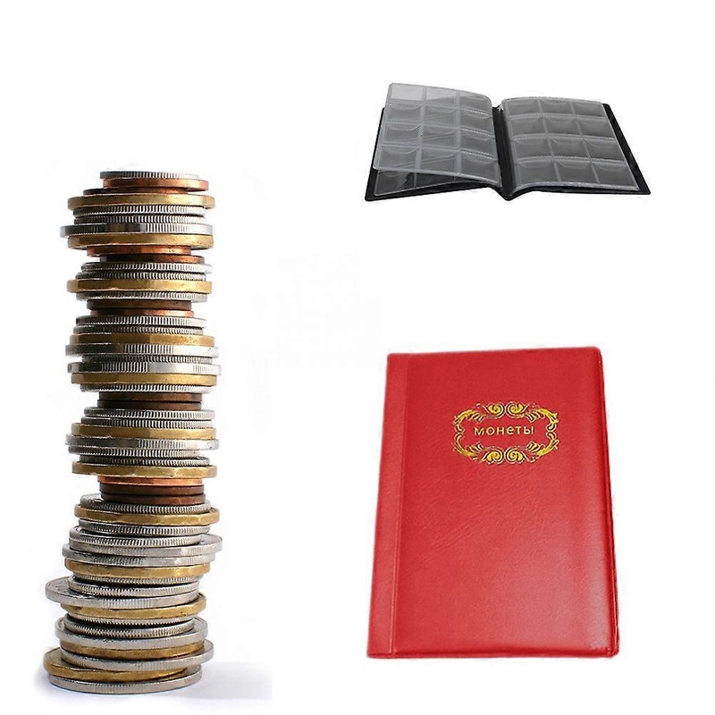 Mini Coin Album With 120 Transparent Pockets Perfect For Friends Family Collectors 1Pcs