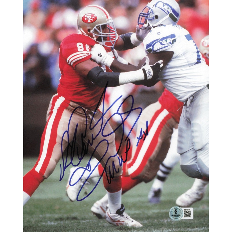 Richard Dent Autographed Signed 8×10 Photo 49ers MVP XX Beckett QR #BS12835