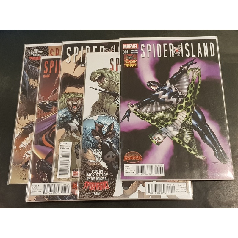Spider-Island #1-5 VF/NM Complete Set