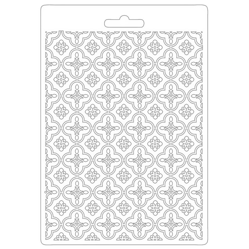 Stamperia Soft Mould A5 Lady Vagabond Lifestyle Metal Texture