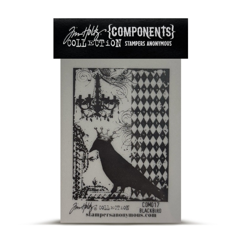Stampers Anonymous Tim Holtz Cling Stamp – Blackbird