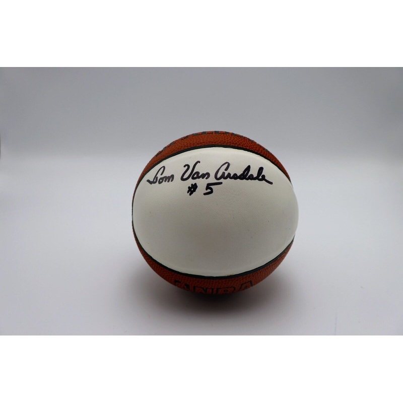 Tom Van Arsdale Autographed Mini Basketball JSA COA