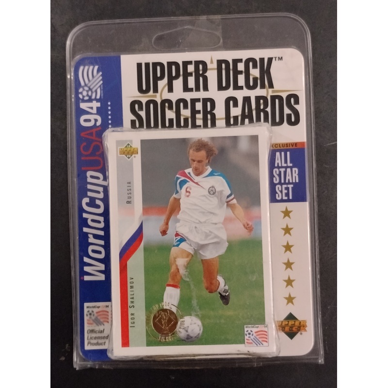 Upper Deck World Cup USA 94 Soccer All-Star Collector Trading Card Set