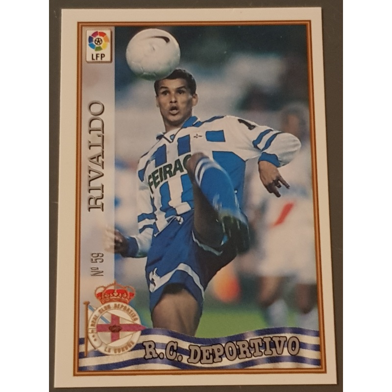 1997-98 Mundicromo Fichas de La Liga Rivaldo #59 Trading Card
