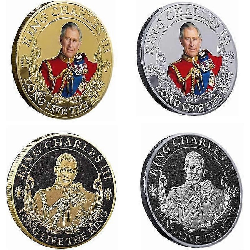 2025 King Charles III Coronation Coins, King Charles III Coronation Souvenirs 2023 Commemorative Coin Metal Coins for Collectors