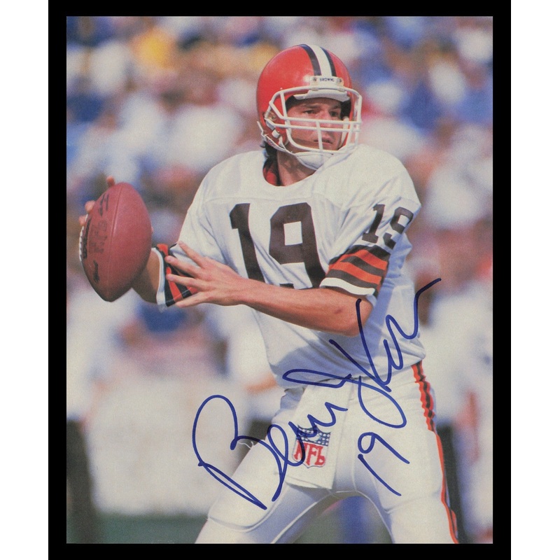 Bernie Kosar Autographed 8×10 Magazine Page Photo Cleveland Browns SKU #244729