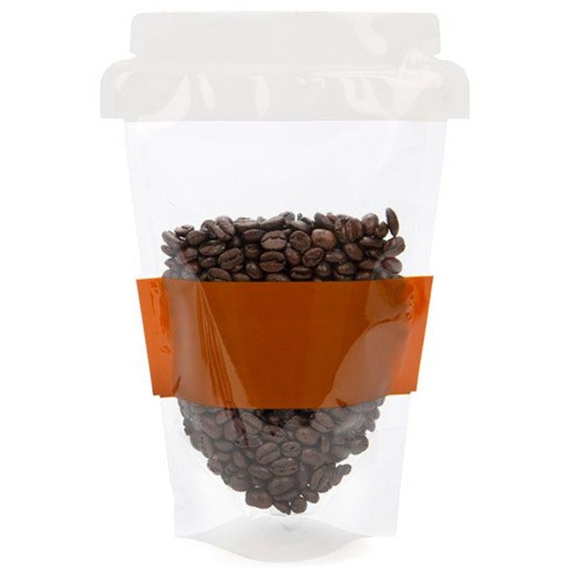 Coffee Cup Shaped Pouch – 6 x 3 1/2 x 9 – Pack of 10